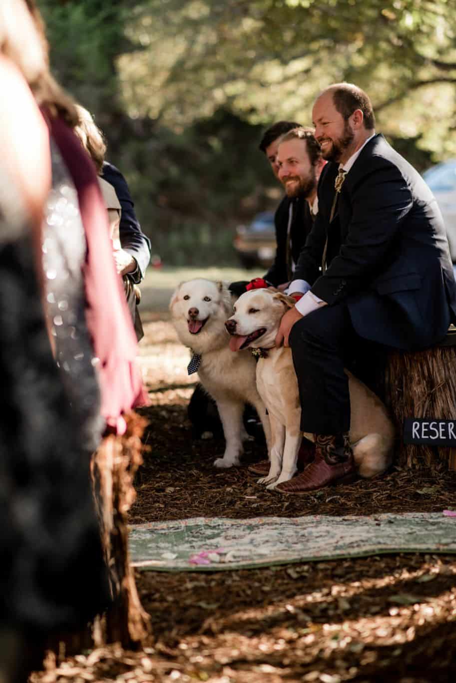 2 wedding ceremony elm pass woods center point texas