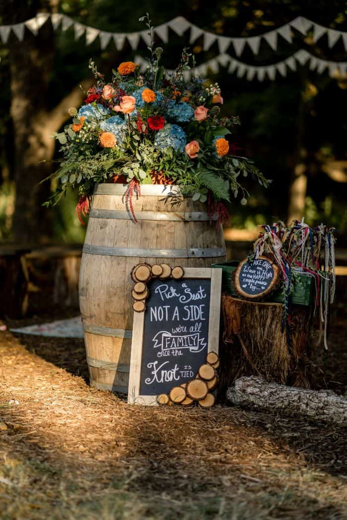 Pick a Seat Signs Ceremony 1367x2048 elm pass woods center point texas